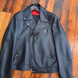 CH Herrera Leather Biker Jacket